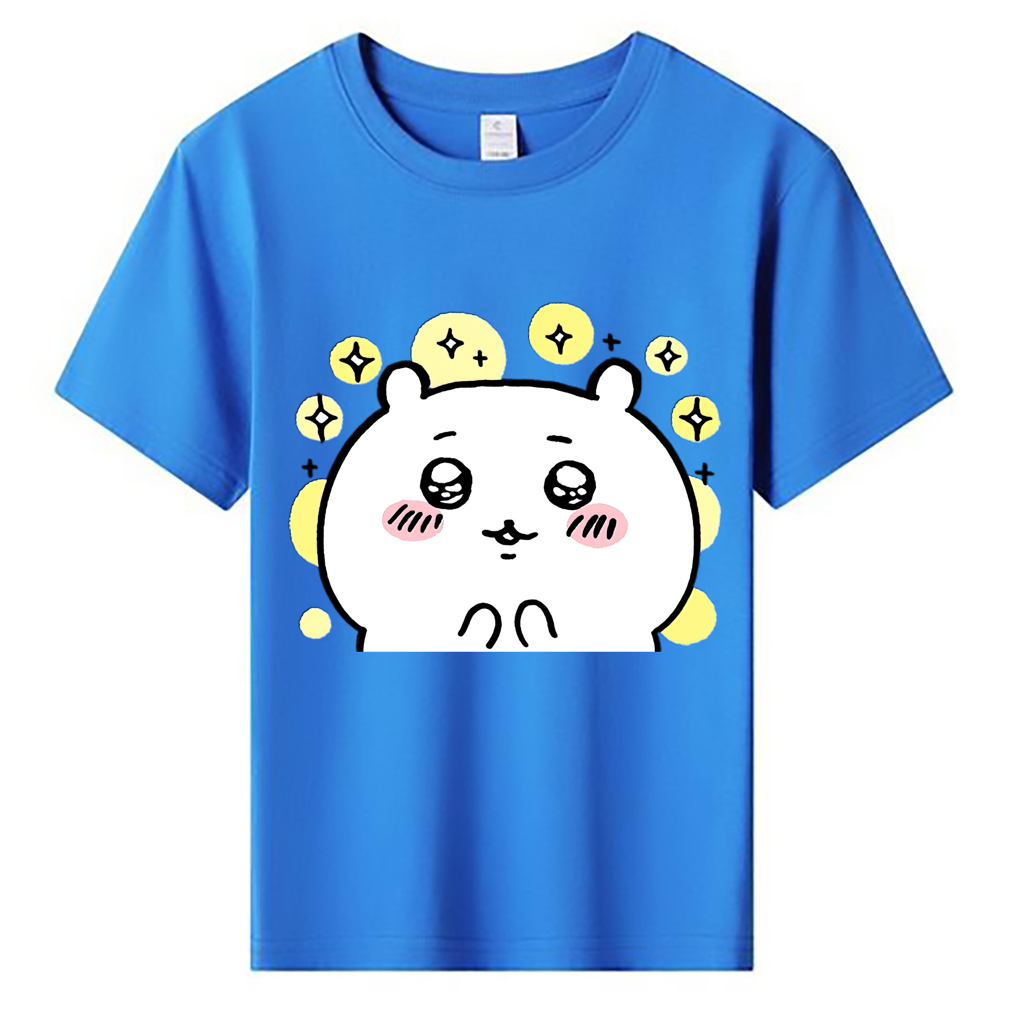 （画像用） ちいかわ ちいかわ Chii-kawa chiikawa 綿100％キッズTシャツ（フロントプリント）